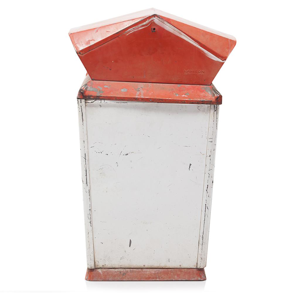 Red Top Gas Station Trashcan