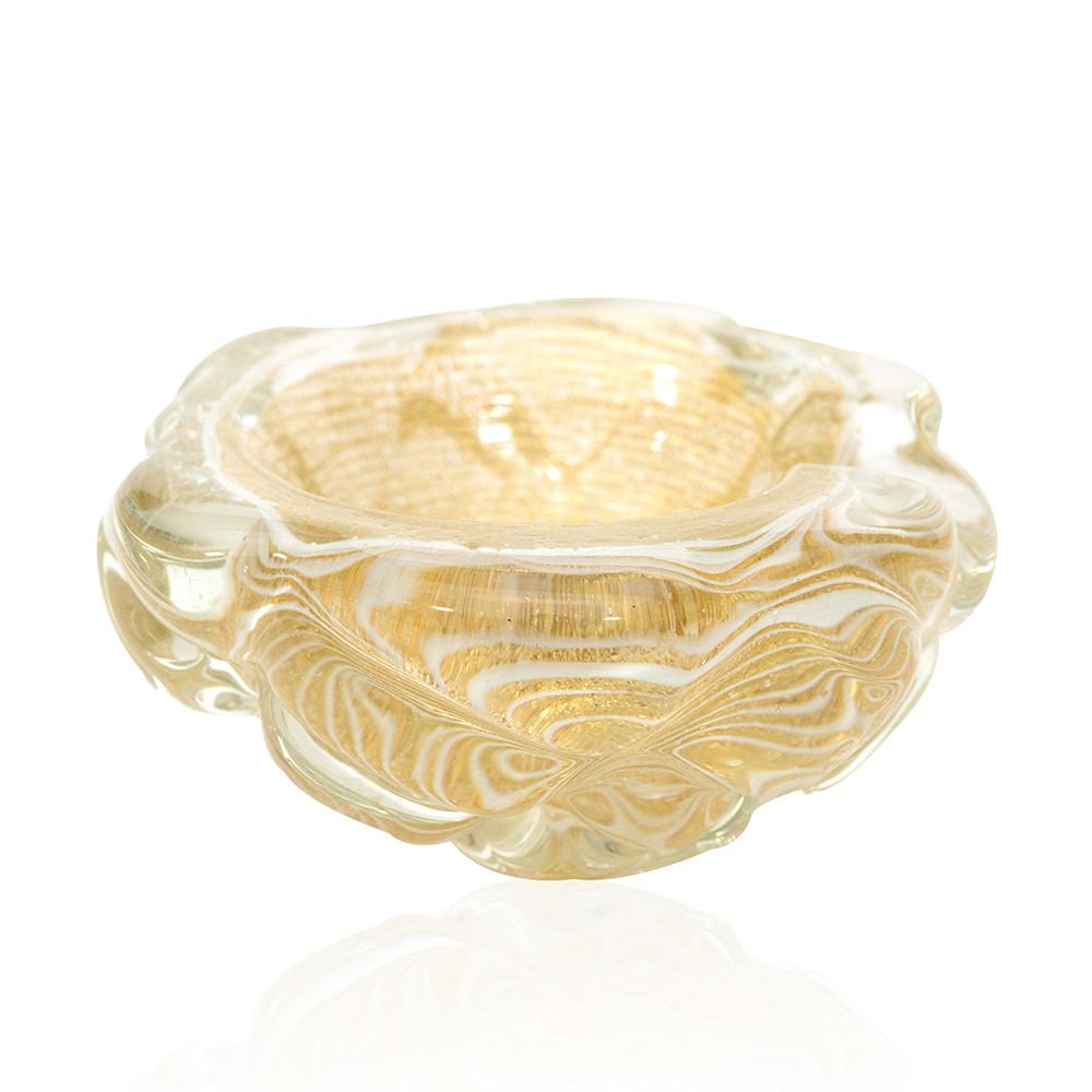 Set of glass Ashtrays