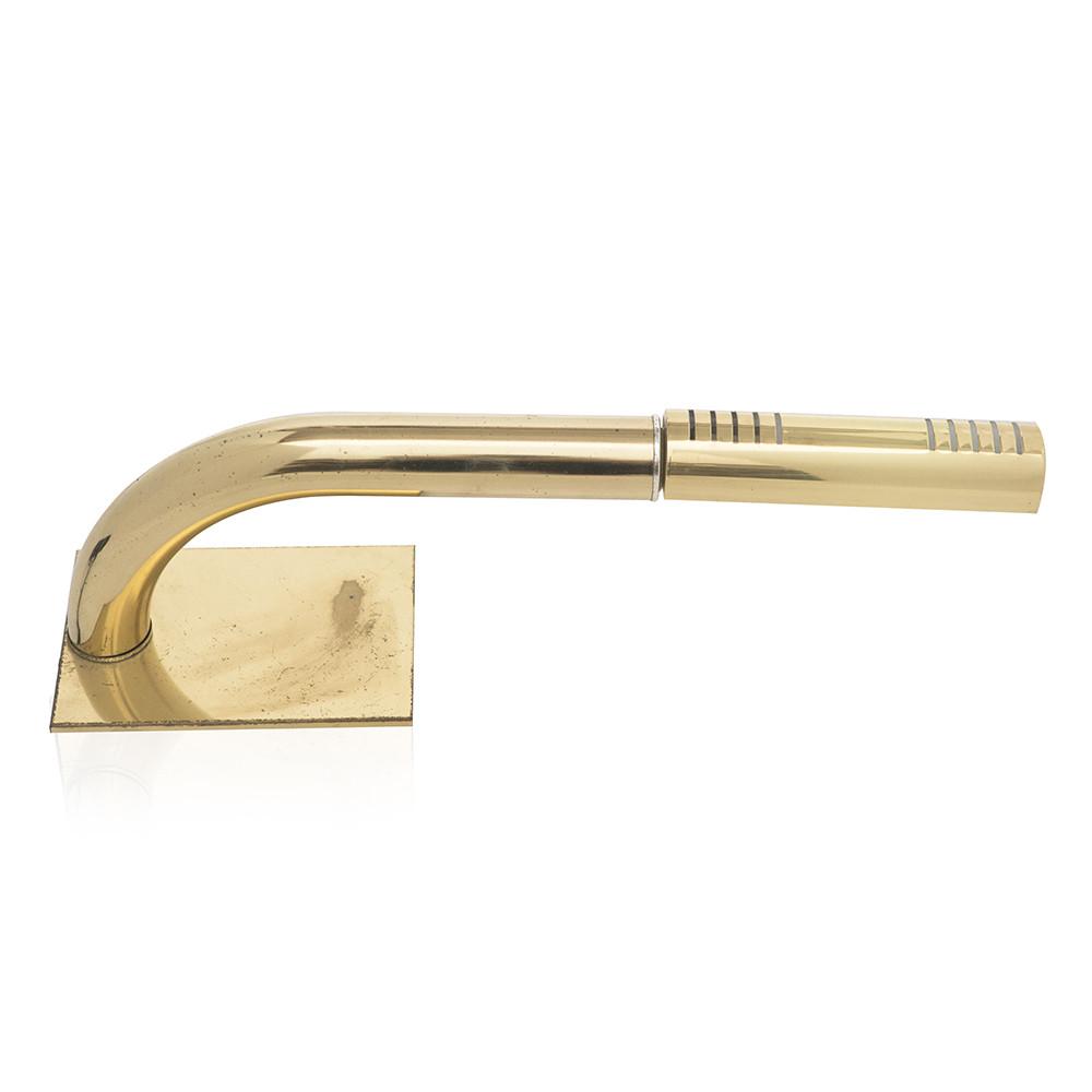 Short Brass Horizontal Desk Lamp