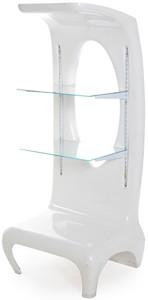 White Milk Bar Shelf Unit