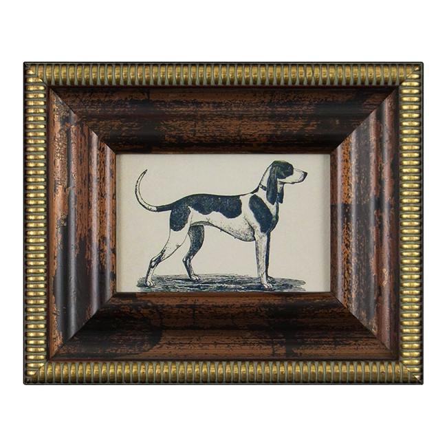 0188 (A+D) Dog Wood Gold Frame