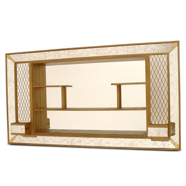 Brass Mirror Shelf