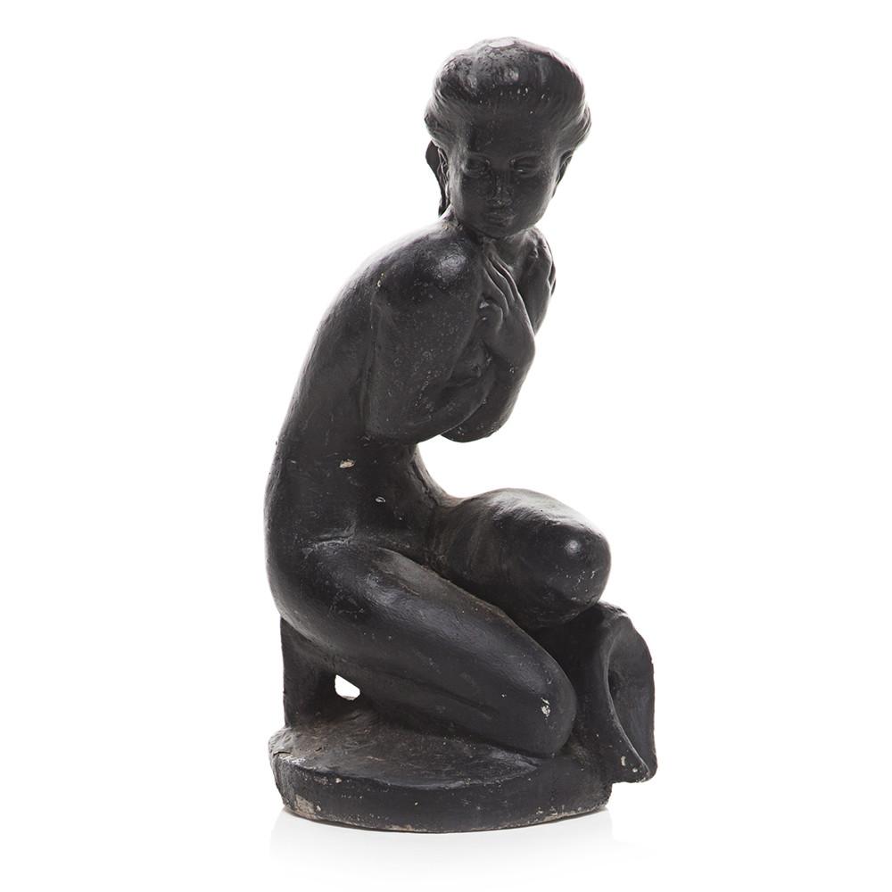 Black Nude Woman Statue