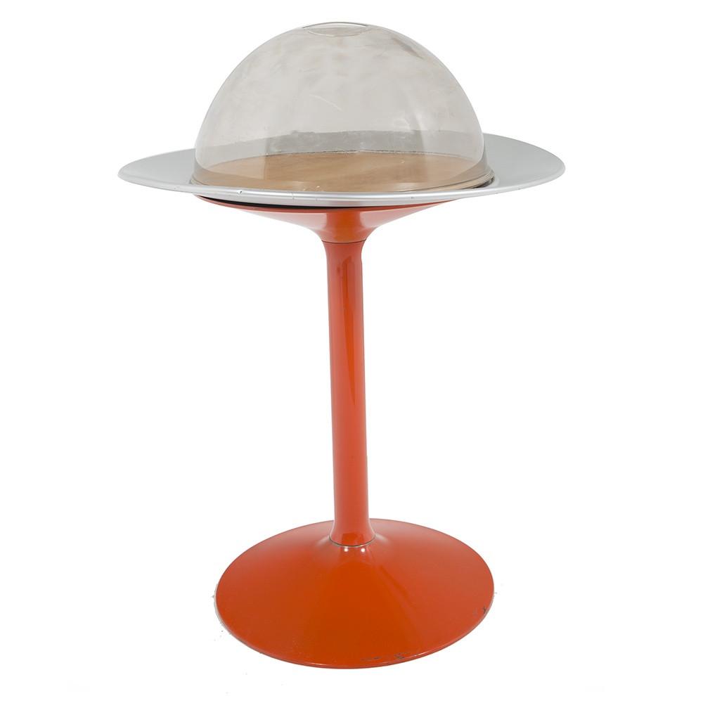 Orange & Lucite Cheese Server Table