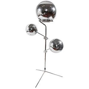 Silver Orb Floor Lamp