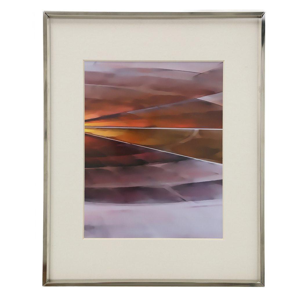 0626 (A+D) Purple Orange Horizon A (20.5" x 16.5")