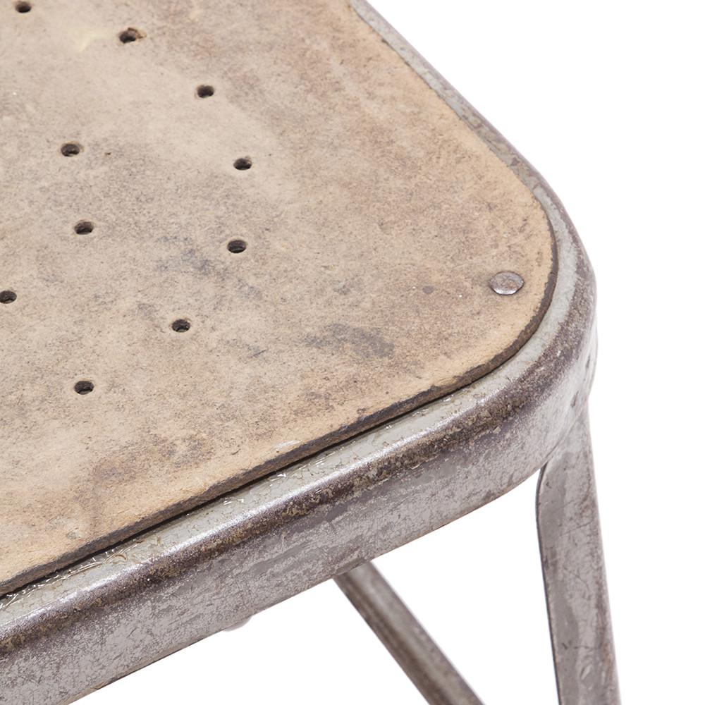Metal Industrial Low Stool