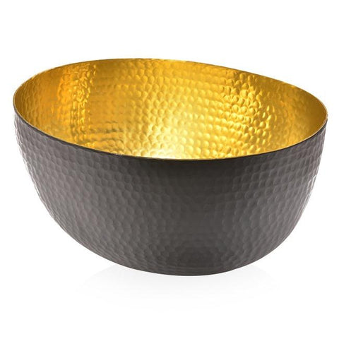 Black & Gold Textured Bowl (A+D)