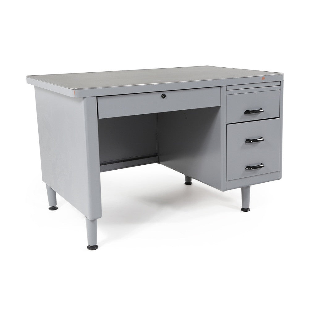 Blue Metal Desk