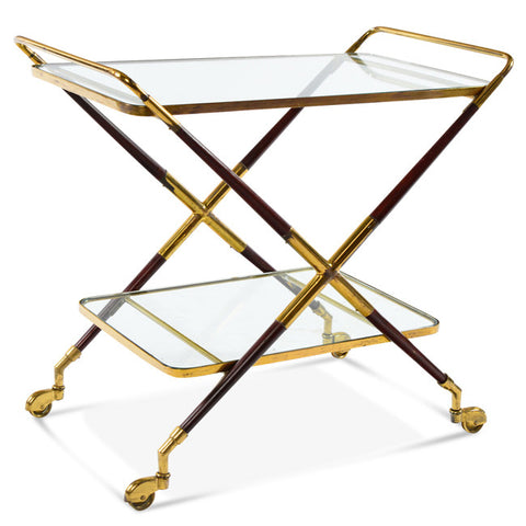 Gold X Serving Cart