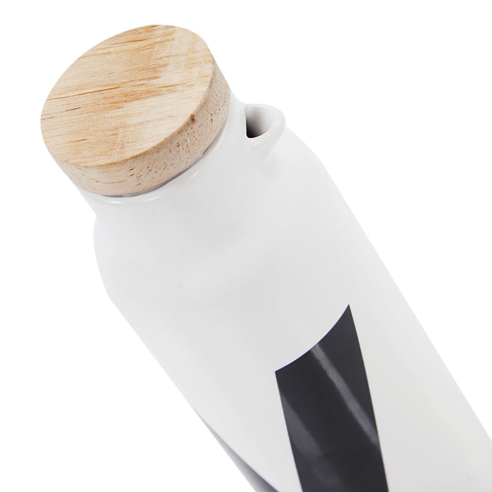 White Black Ceramic Letter Tea Container (A+D)