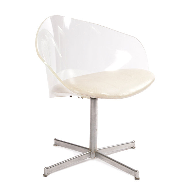 Lucite Bucket Chair