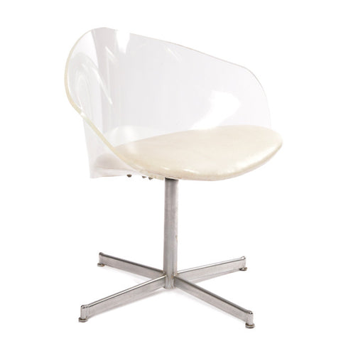 Lucite Bucket Chair