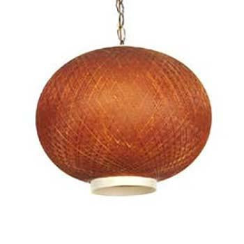 Orange Brown String Pendant Lamp