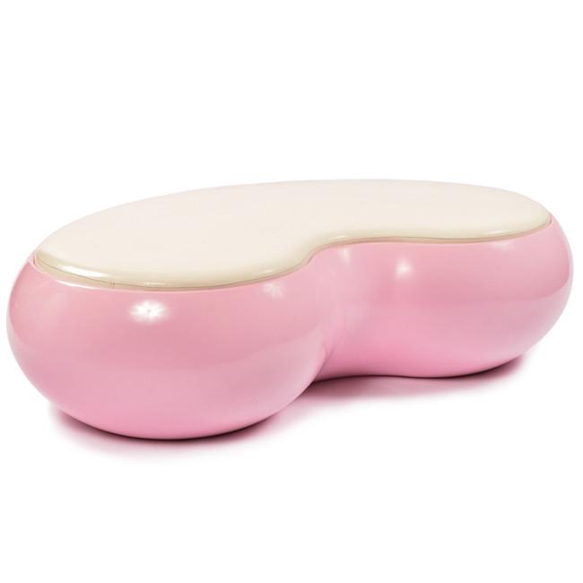Pink Kidney Bean Coffee Table/Ottoman