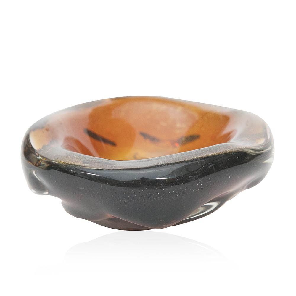 Set of glass Ashtrays