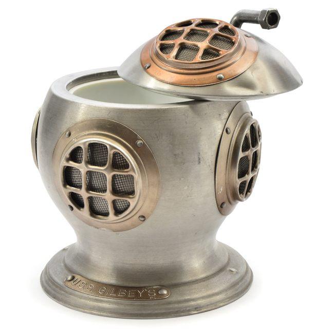 Diving Helmet Cookie Jar / Sculpture
