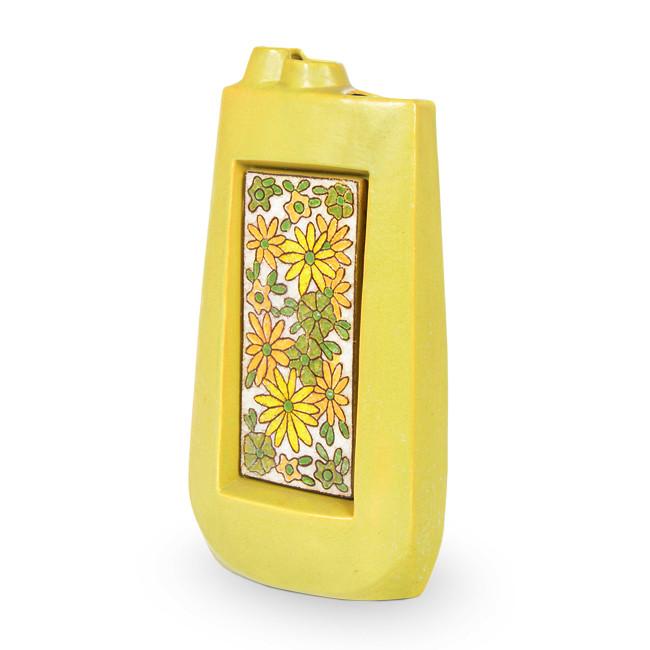 Yellow Green Flower Vase