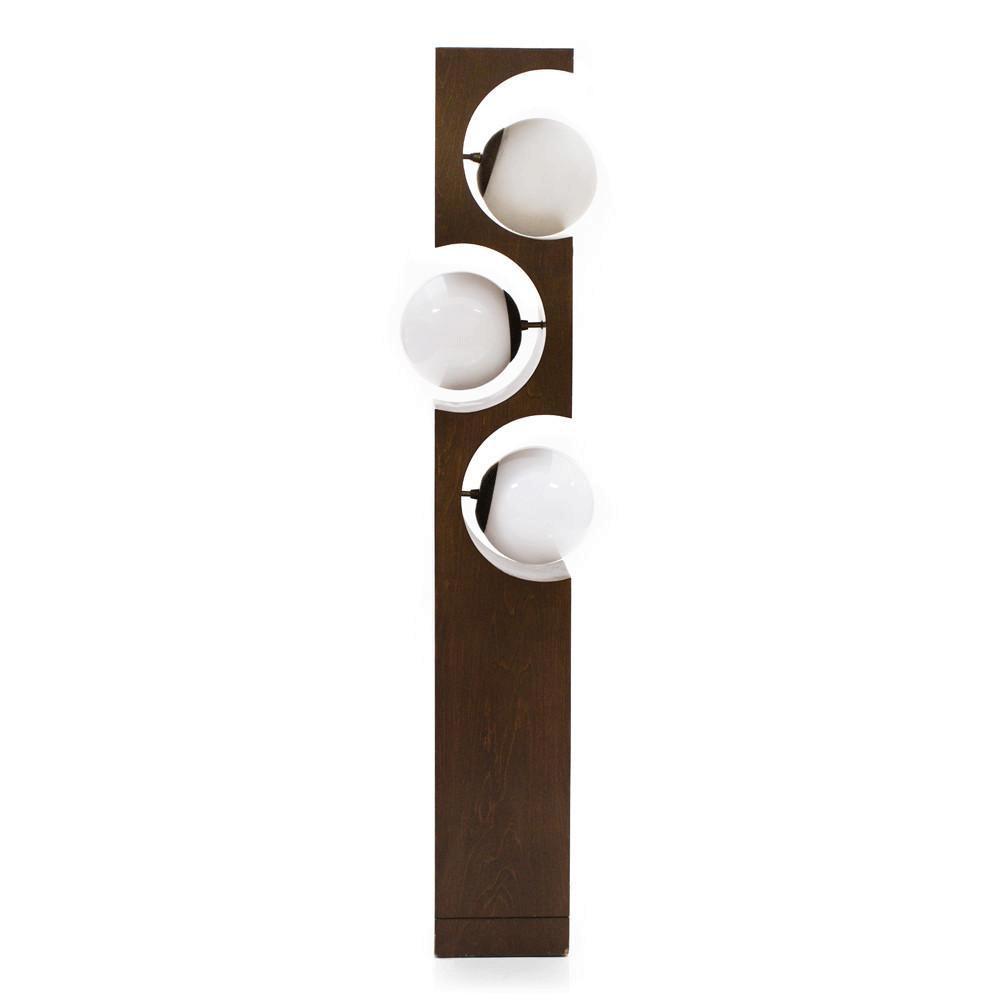 Modeline - Wood 3 Globe Cut Out Lamp