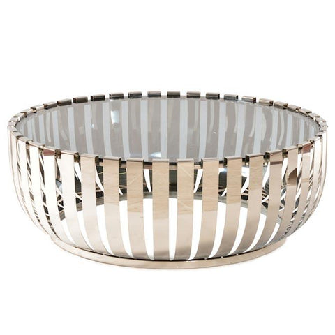 Vega Cocktail Table - Stainless Steel