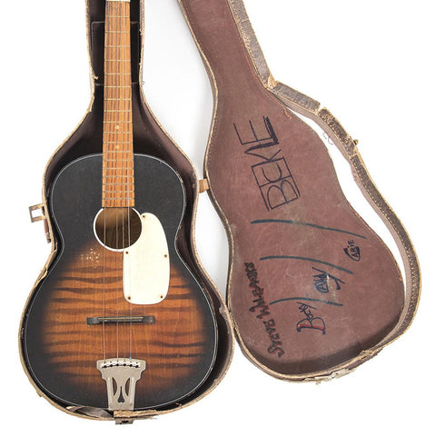 Rustic Guitar and Case