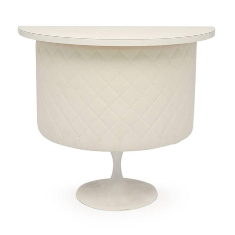White Quilted Saarinen Bar