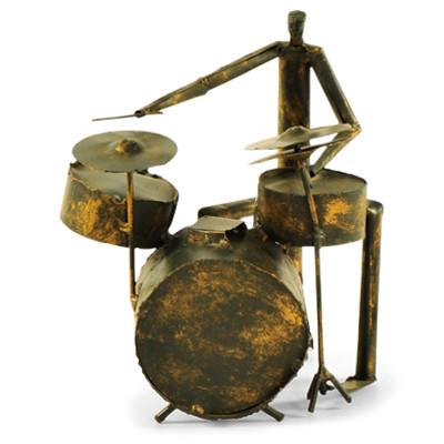 Brass Jazz Band Sculpture - Set of 7 Players