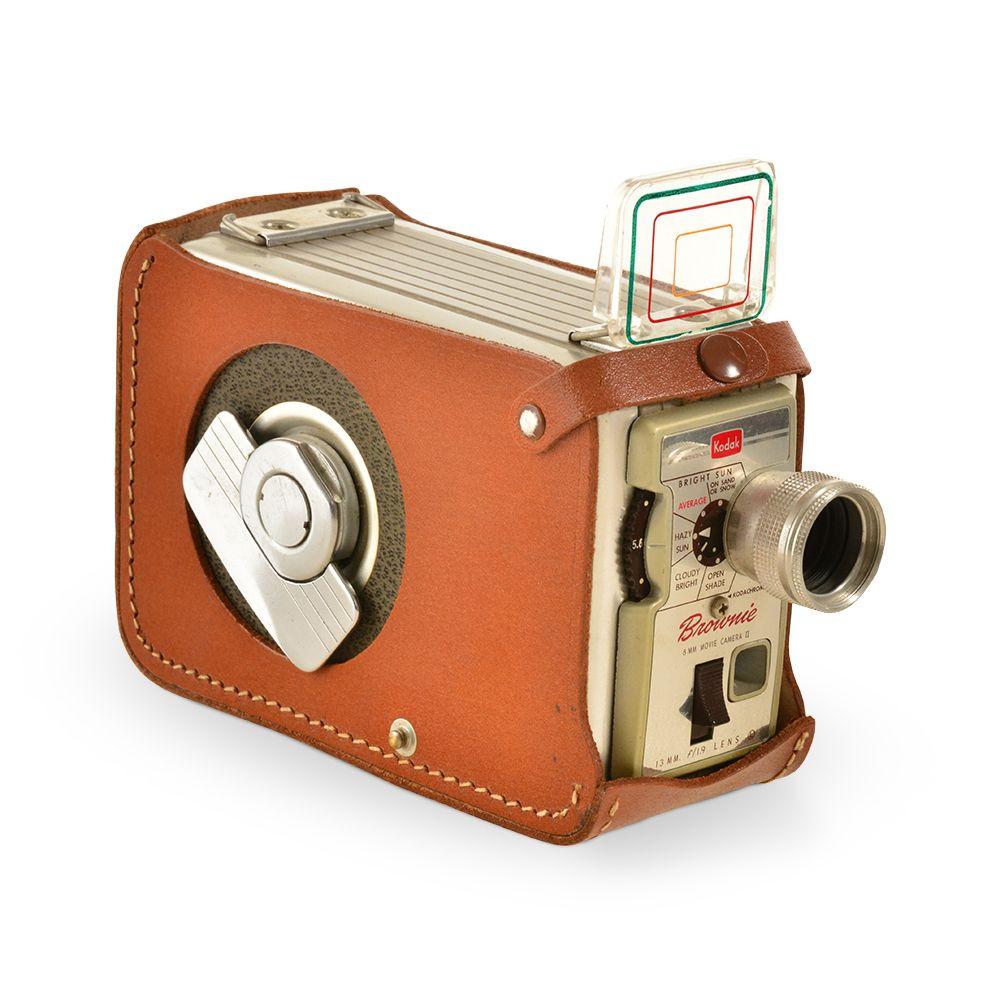 Brownie 8mm Camera with Leather Case