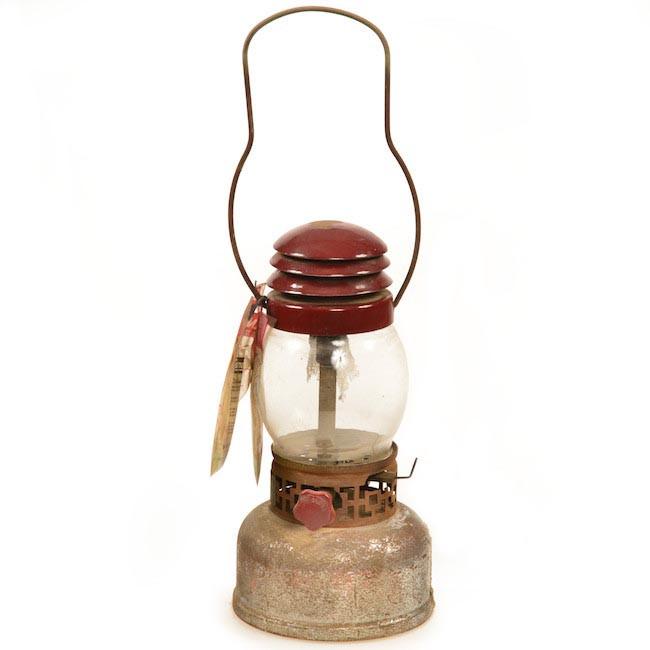 Lantern - Metal & Red