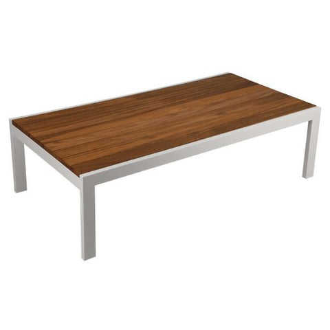 Modernica White Teak Coffee Table