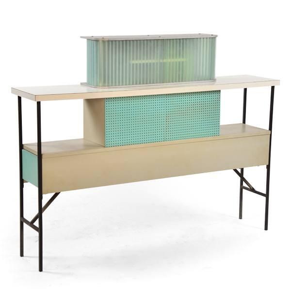 Modern Teal And Cream Headboard