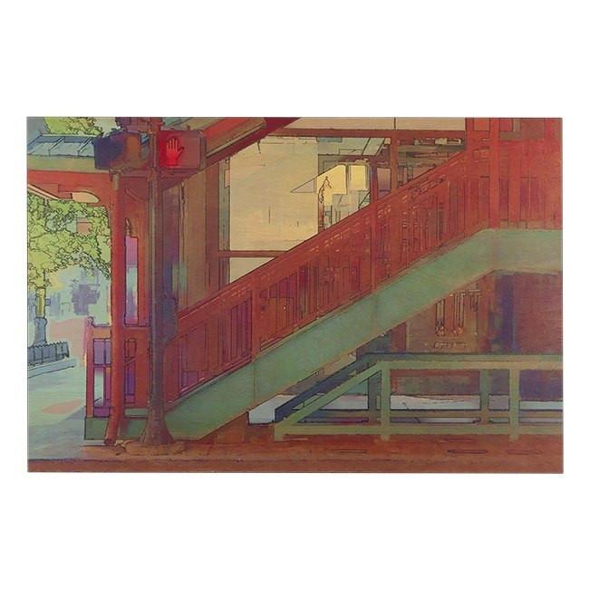 0339 (A+D) Subway Cartoon (36" x 24")