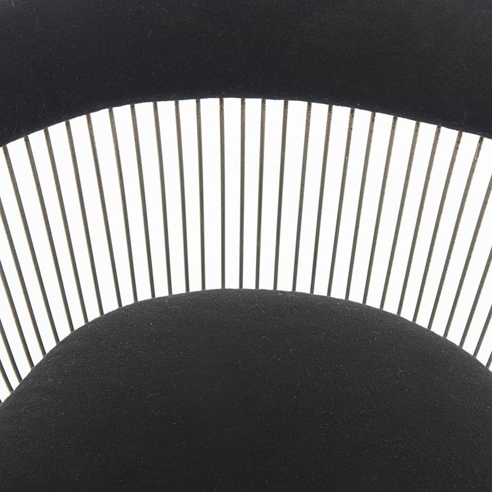 Platner Arm Chair - Black Cushion