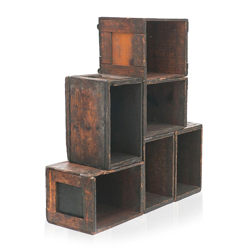 Wood Oil Crates