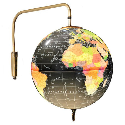 Black Globe Wall Sconces