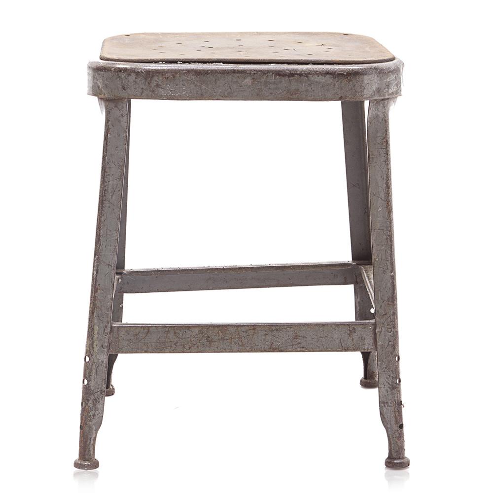 Metal Industrial Low Stool