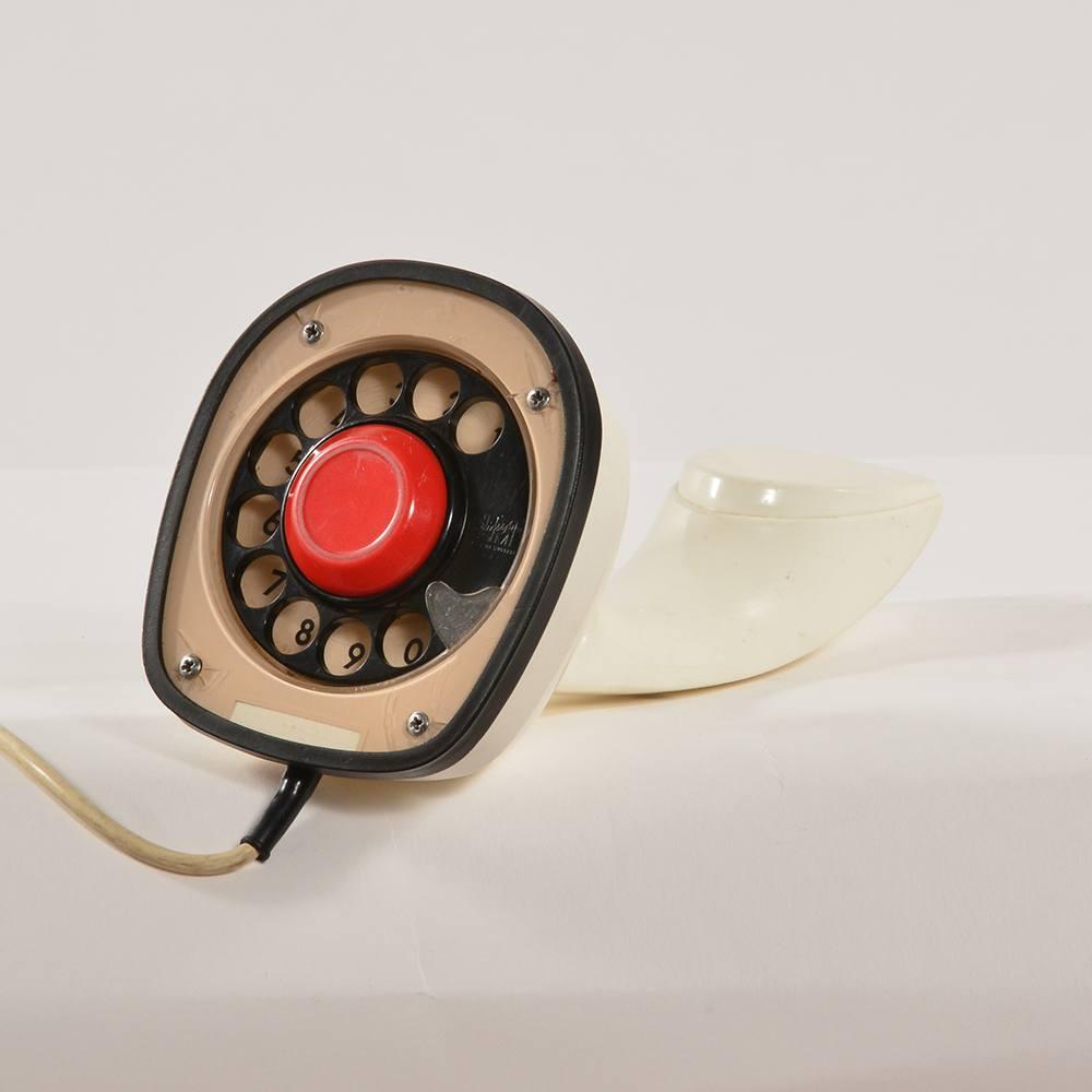 Cobra - White Standing Phone