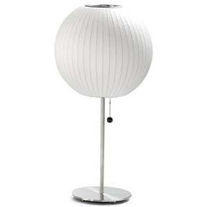 White Lotus Bubble Table Lamp