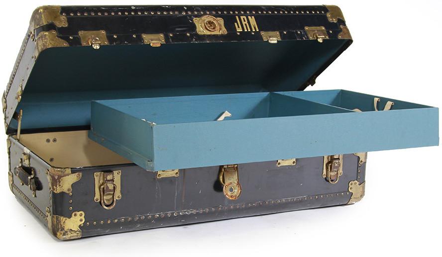 Black & Blue Vintage Trunk