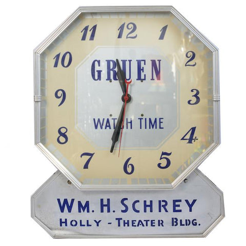 Gruen Chrome Clock