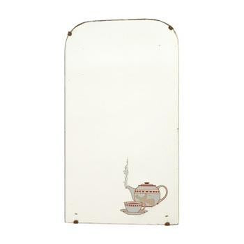 Teapot Etching Wall Mirror